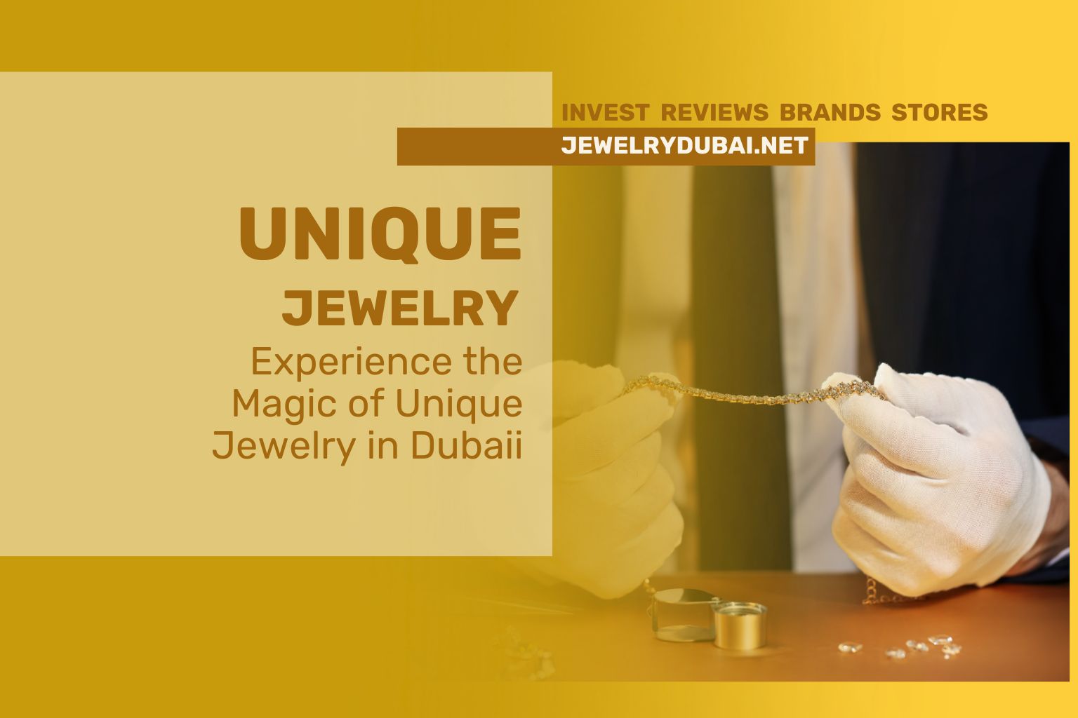 Experience the Magic of Unique Jewelry in Dubai