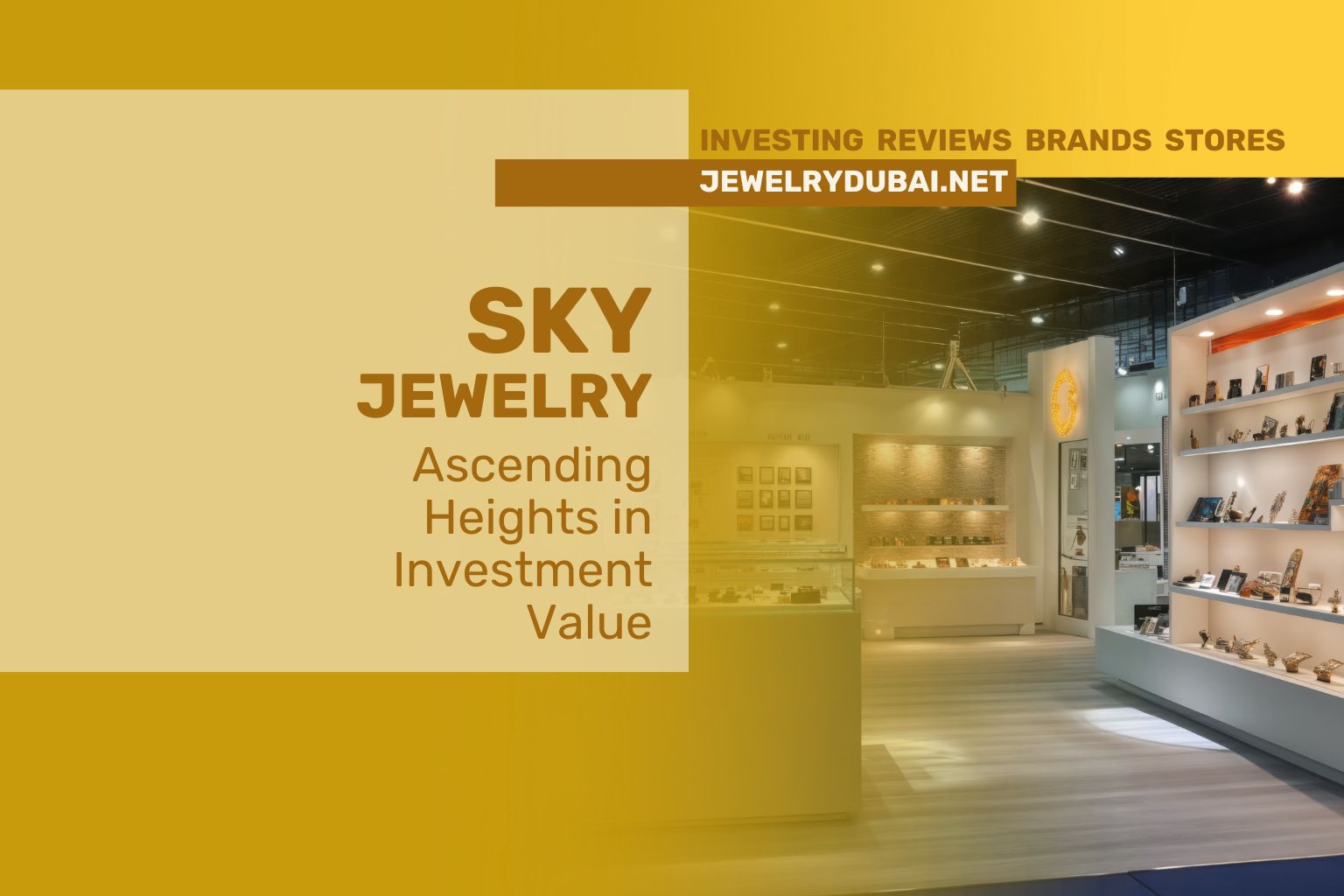 Sky Jewelry Dubai: Ascending Heights in Investment Value